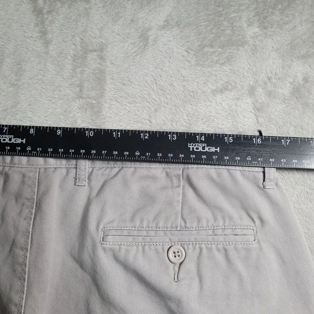 J.Crew Sutton Chino Pants Mens 33x30 Gray Slim Straight Flat Front Cotton Canvas